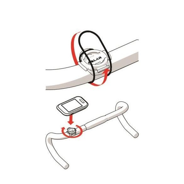 Polar Bike Mount Adjustable óratartó
